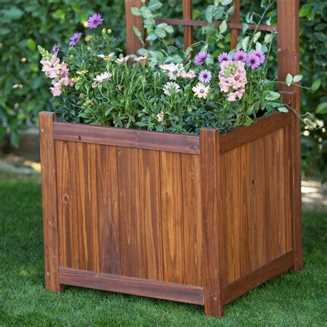 outside garden planter boxes